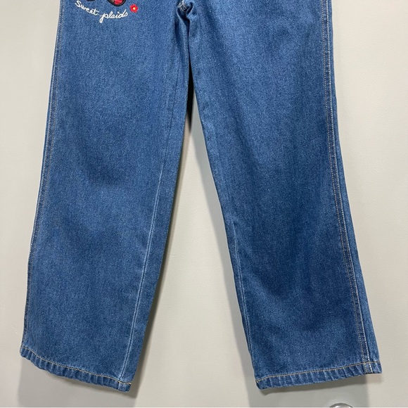 Vintage Looney Tunes High Rise Flared Girl Jeans Size 10 Tweedy Bird - Picture 3 of 16